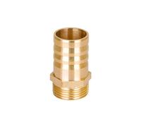 Raccord de tuyauterie en laiton 6 mm, 8 mm, 10 mm, 12 mm, 14 mm, 16 mm, 19 mm, embout cannelé 1/2" BSP, connecteur mâle/femelle, joint en cuivre.