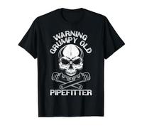 Raccord de tuyauterie « Warning Grumpy Old » T-Shirt Graphique avec Valeur