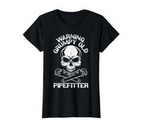 Raccord de tuyauterie « Warning Grumpy Old » T-Shirt Graphique avec Valeur