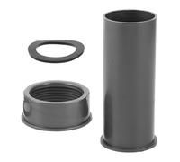 Raccord de vidange en plastique brillant 1,42 x 4,5 pour bac à shampoing | Tube à collerette, installation facile et entretien pratique, compatible avec éviers de cuisine et postes de lavage salon,