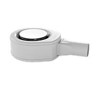 Raccord de vidange Kaldewei KA 90 687740450001 blanc, 4045, couvercle de vidange émaillé