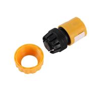 Raccord d'eau 1/2" 5/8" 1" Raccord de tuyau d'eau Raccord de raccordement rapide Coupleur de réparation de tuyau Adaptateur de robinet d'irrigation de jardin(Orange)