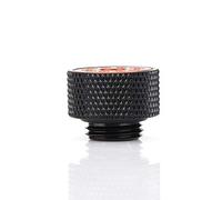 Raccord D'échappement D'air G1/4, Laiton, Diamètre 0,8 Pouce (rouge) | Vanne de purge en cuivre, conception à bouton-poussoir, égalise la pression, boucle de refroidissement par eau PC,