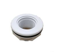 Raccord d'entrée de piscine, filetage femelle de 3,8 cm avec joint pour HAYWARD SP1023, cloison en plastique blanc pour piscines creusées et hors sol