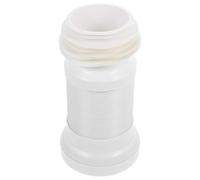 Raccord D'évacuation des Toilettes Extensible, Tuyau de Déplacement | Plastique Blanc, Connexion Étanche et Légère, Résistant à Déformation, Conversions et Raccordements