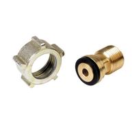 Express, 963B, Raccord Direct pour Bouteille Butane Sortie Filetée 3/8e Gauche Mâle, Accessoire pour Fer à Souder, Lampe à Souder, Fer de Couvreur, Chalumeau d'Étanchéité, Pièces de Rechange