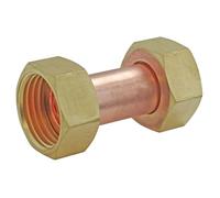 Raccord double femelle - SOMATHERM - r80 - Cuivre - 20/27 - 15/21