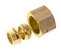 Raccord droit à compression en laiton 14mm DN 1676 bar DIN EN 1254-2
