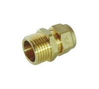 Raccord droit mâle PER à compression 12mm x 15/21 - 1/2" Fixoconnect