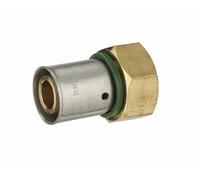 Raccord droit à sertir profil TH pour tube PER NOYON & THIEBAULT - Bague à sertir en inox - 3785