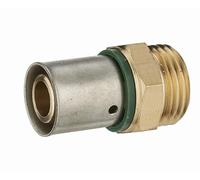 Raccord droit à sertir profil TH pour tube PER NOYON & THIEBAULT - Bague à sertir en inox - 3786