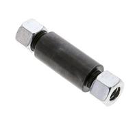 Raccord droit à souder et à couper en acier phosphaté 12L Bulkhead 315 bar ISO 8434-1