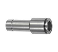 Raccord droit avec raccord fileté 10 mm réduit pour tuyau extérieur Ø 6 mm Pression max. 20 bar, acier inoxydable 1.4404.