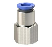 Raccord droit « Blue Series » - G 1/4 I - Pour tuyau extérieur Ø 8 mm - Pression de travail max. 15 bars, plastique/laiton.
