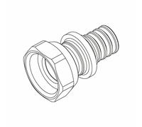 Raccord droit E.P. SDR 11 LX REHAU 16-3/4 F - 11690911001"
