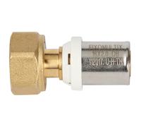 Raccord droit écrou tournant femelle multicouche à sertir 16mm x 12/17 - 3/8" Fixoconnect