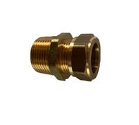 Raccord droit en laiton pour radiateur "MT" 3/4" x18