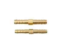 Raccord droit en laiton pour tuyau d'arrosage, embout cannelé égal, adaptateur de connecteur en cuivre, 16 mm, 16 mm