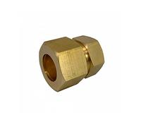 Raccord droit femelle laiton - bicone - pour tube cuivre - Filetage: 15x21 - Ø tube: 18