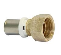 Raccord droit femelle multicouche 15/21 fixe à sertir - Ø16-1/2” - 30312-16-15 - Fixoconnect - Ayor