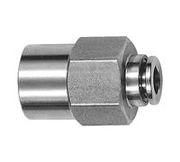 Raccord droit hexagonal extérieur G 1/2 I pour tuyau Ø 10 mm, pression max. 20 bar, acier inoxydable 1.4404.