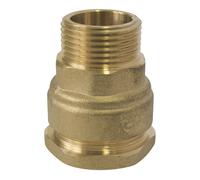 SOMATHERM FOR YOU, Raccord laiton droit pour tube PE Ø20 mm - Mâle 3/4" - Sens unique de montage - Résistant jusqu'à 20 bars - Température de -10°C à +80°C - Garantie 5 ans