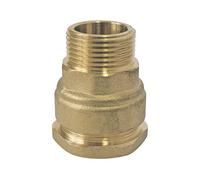Raccord droit mâle laiton pour tube PE à visser SUMO 25mm x 20/27 - 3/4" Pronorm