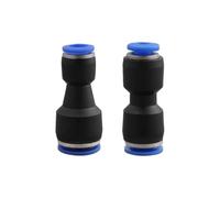 Raccord droit pneumatique à enficher PU PG 4-16mm | Coupleur rapide tuyau air,50/100/500/1000 pièces au choix(PG 16-12,100 PCS)