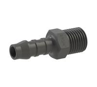 Raccord droit R 3/8 A pour tuyau LW 10 mm SW 17 surpression max. 10 bar Plage de température -40 °C à 90 °C PA 6