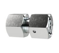 Raccord droit réglable, cône d'étanchéité, rotation à 360°, écrou M36 x 2,0 i, diamètre extérieur du tube 25 mm, PN max. 400 bars, en acier.