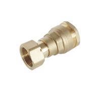 Raccord droit à écrou tournant femelle laiton pour tube PE à visser SUMO 20mm x 20/27 - 3/4" Pronorm