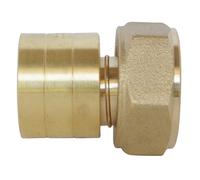 SOMATHERM FOR YOU, Raccord à glissement écrou tournant 12/17 pour tube PER Ø16 - Montage facile, résistant à la corrosion, norme NF, pression max 10 bars, température de 5°C à 90°C