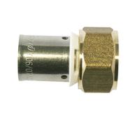 Somatherm Raccord à sertir Fixoconnect – écrou tournant PER 12 mm x 15/21 – 1/2"