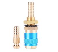 Raccord Embout Rapide en Laiton pour Torche de Soudage MIG TIG Bleu Connecteur Rapide en Laiton pour Outil de Soudure Accessoire de Soudage