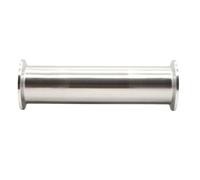Raccord en acier inoxydable 304 Virole de tube sanitaire OD 50,5 mm, 1, pouce, 38, SS304, triple collier serrage, métallique lisse 500, pièce