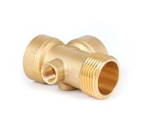 Raccord en laiton 4 voies DN25 1" DN13 1/4" pour Réservoir à vessie réservoirs sous pression