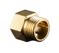 Raccord En Laiton F/M, Filetage Métrique Vers Impérial, Femelle Mâle, Connecteurs De Tuyaux, Adaptateur Coupleur Cuivre, Joint Fileté(M24X1.5-G3I4)