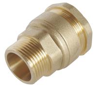Raccord en laiton pour tuyaux en PE, filetage extérieur ACS 50-40x49 (1,5 pouce)
