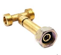 Raccord en T 3 voies GPL - DN Autogas Parts - Pour bouteilles de gaz propane Shell KLF Europe