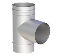 Raccord en T 87° avec bec verseur, soudé au TIG - simple paroi - Tecnovis TEC-EW-CLASSIC 150 mm