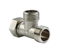 Raccord En T à 3 Voies Adaptateur en T cuivre for robinet for pulvérisateur de bidet bain, douche, raccords tuyaux à 3 voies