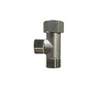 Raccord En T à 3 Voies Vanne de dérivation toilette, vanne en T, connecteur cuivre, raccord tuyau à 3 voies for accessoires douche, pulvérisateur bidet bain(3-8)