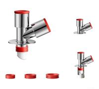 Raccord en T en ABS pour machine à laver et évier, protection anti-débordement, convient aux tuyaux de 18 mm-32 mm (B)