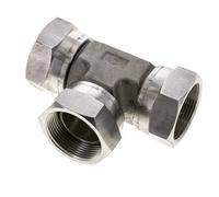 Raccord en T G1 1/2'' Femelle Acier inoxydable Hydraulique 125bar (1756.25psi)