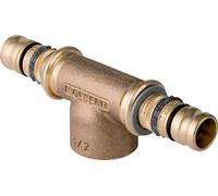 Raccord en T Geberit GE Mepla, IG, bronze, d 63 mm, Rp1, 63 mm, 1 pièce.