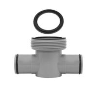 Raccord En T Pour Tuyau De Piscine Raccord Couplage Adaptateur En T Haute | Répartiteur De Circulation Raccord Tuyau Piscine Pièces de Rechange Accessoires pour Drainage Entretien