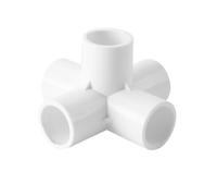 Raccord en T pour tuyau d'eau en PVC, raccords de tuyau en PVC | Raccord de tuyau en PVC de qualité meuble 3/4/5 voies pour usage domestique ou industriel