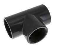 Raccord en T PVC femelle femelle 75mm x femelle Rp2-1/2