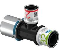 Raccord en T UPONOR S-Press, réduit, PPSU, 40-25-32, 1 pièce.