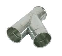Raccord en Y professionnel acier zingué pour systèmes d'aspiration diam. 120/120/120 mm Holzkraft VSBYK120